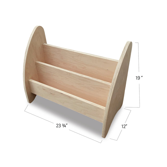 Natural Wooden Montessori Bookcase